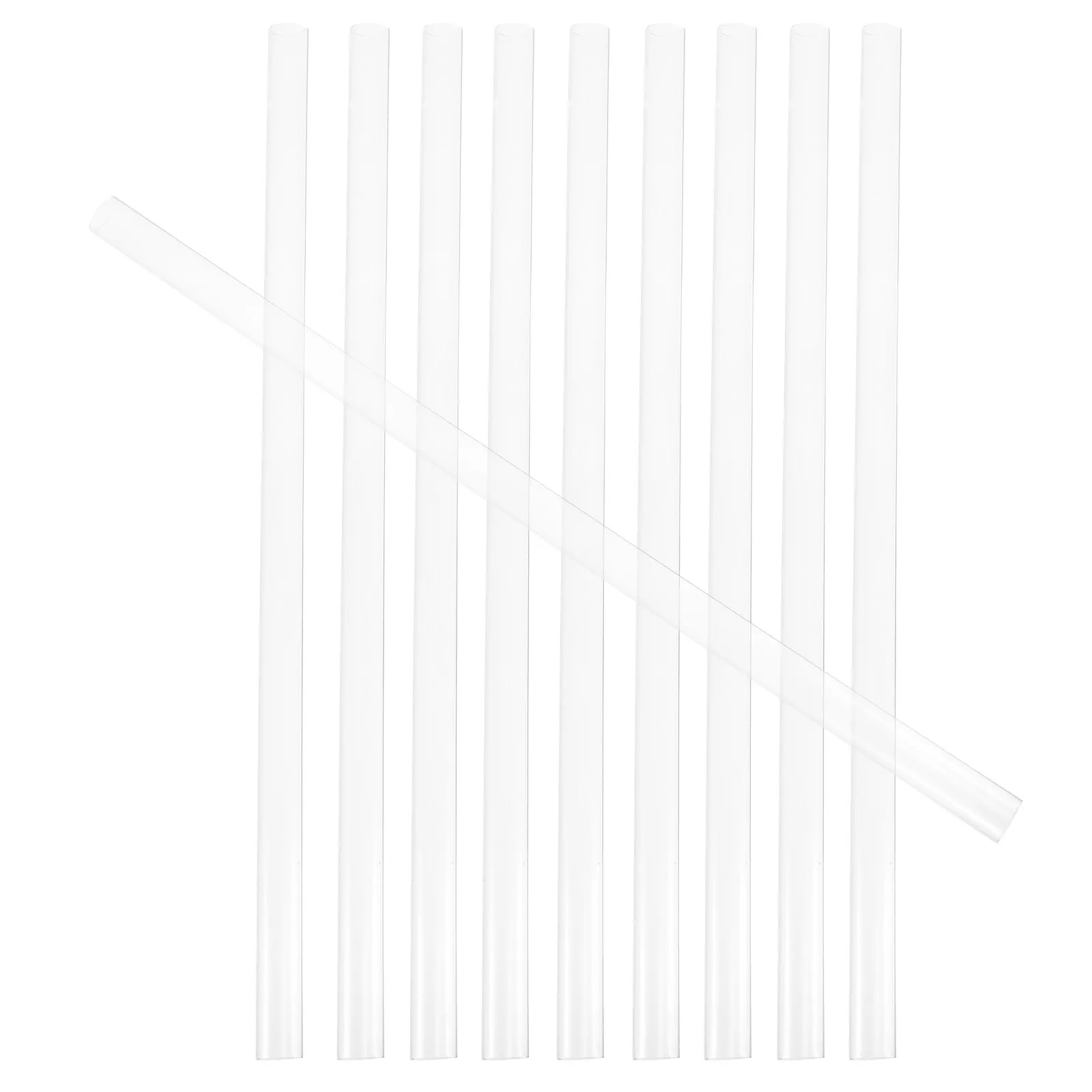 

10Pcs Transparent Loose Leaf Binder Slide Grip Binding Bars Plastic Spine Bars for Document Organizer Office School Supplies