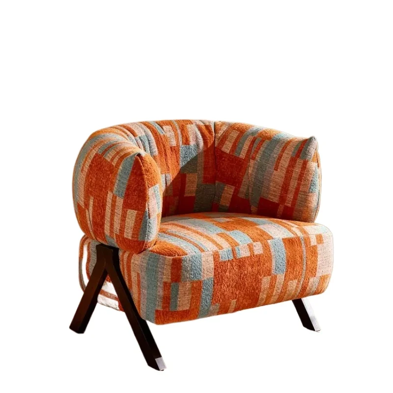 CX antique single sofa chair French retro single chair living room balcony, chair