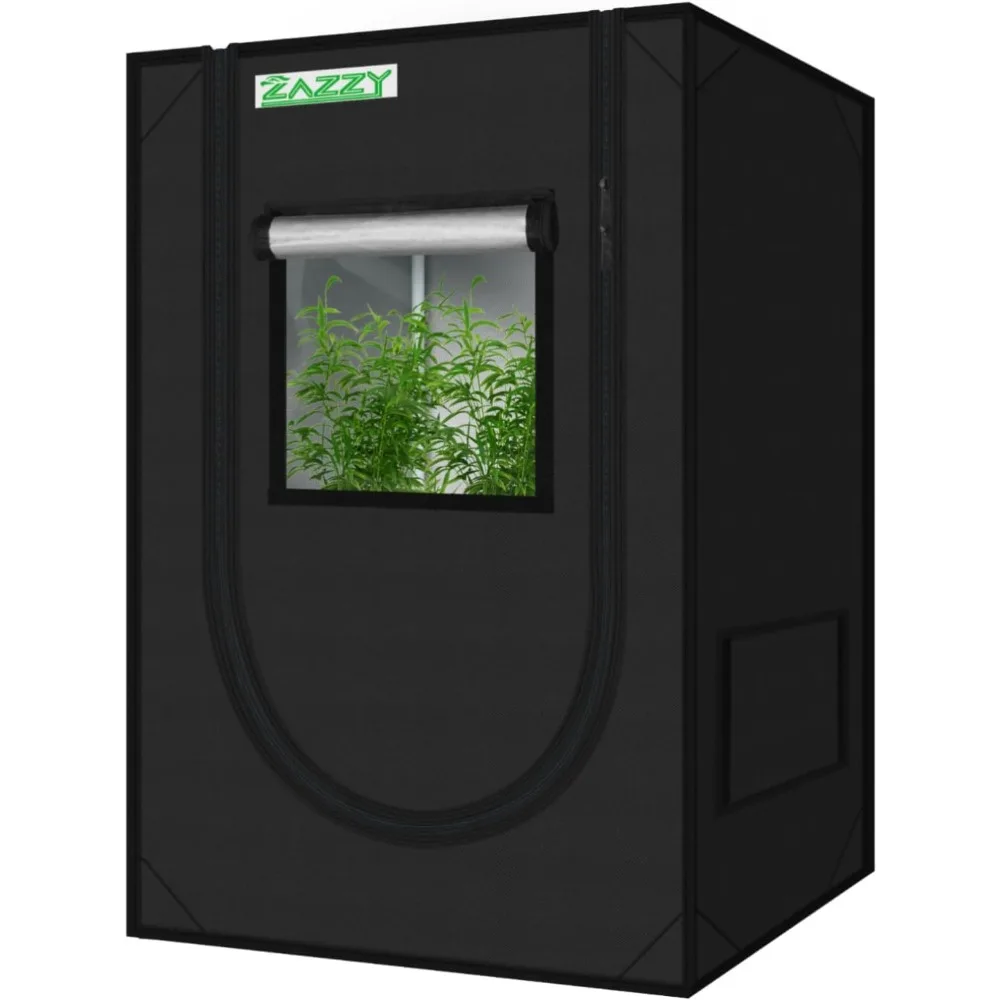 

Гидропонная палатка для выращивания растений 24x24x36 дюймов со светоотражающим майларом, окном для наблюдения, съемным подносом для комнатных растений