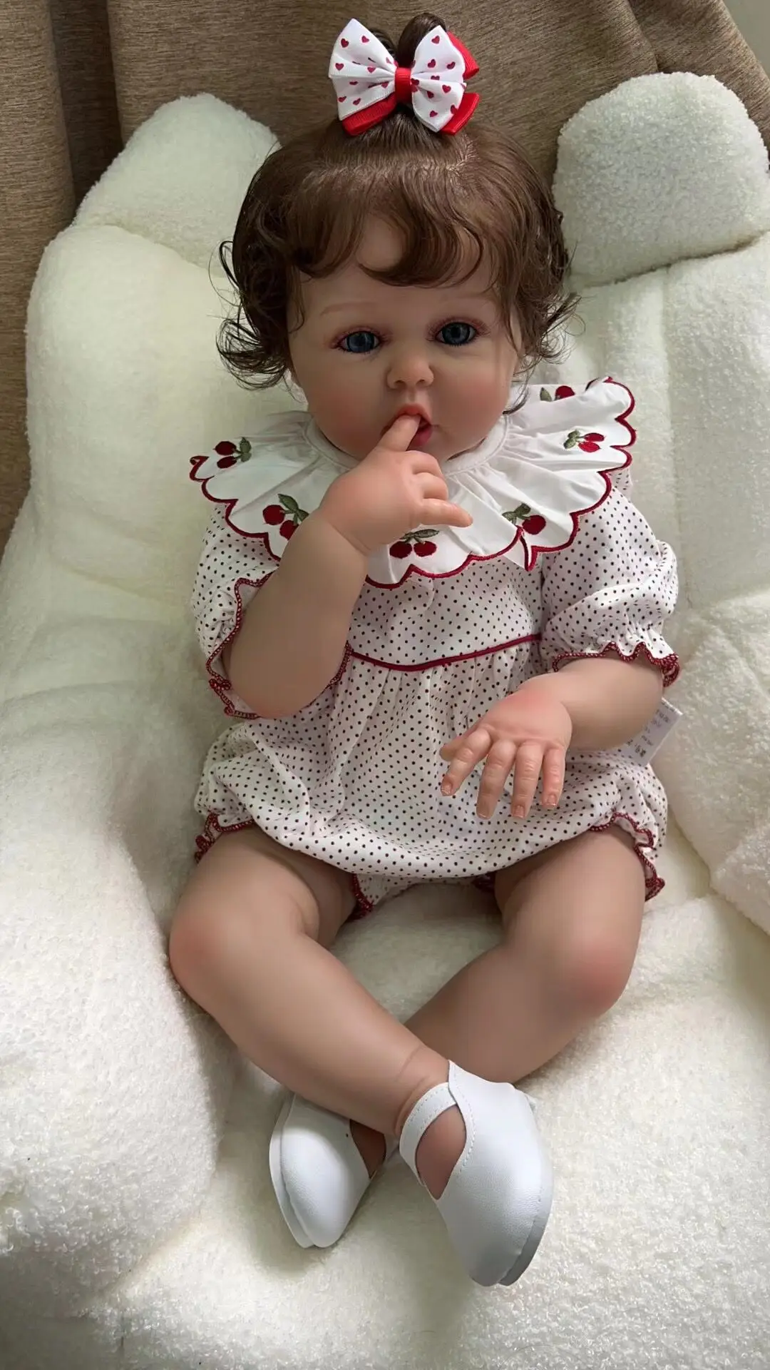 Popular Silicone Baby Doll That Look Real Newborn Lifelike Real Soft Touch Hand-Rooted Hair High Quality Handmade Art Doll Gift