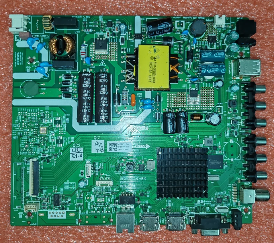 

5800-A5S59Z-0P10 Three in one TV motherboard, tested well, physical photo