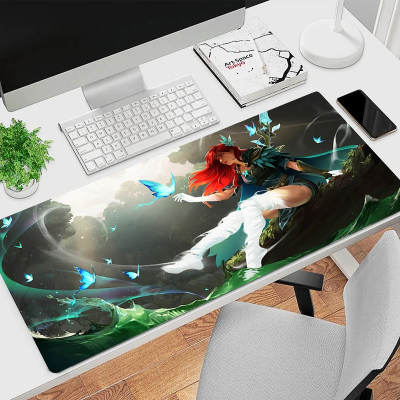 Kawaii Dota 2 Large HD Mouse Pad Home Computer Anime Girl Non Slip Keyboard Mousepad Laptop Gaming Accessories Desk Mat Carpet