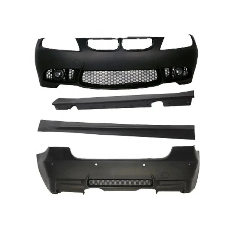 PrimeSelect Selected Durle Parts Car Body Kit M Style Front Rear Bumper Side Skirts E0