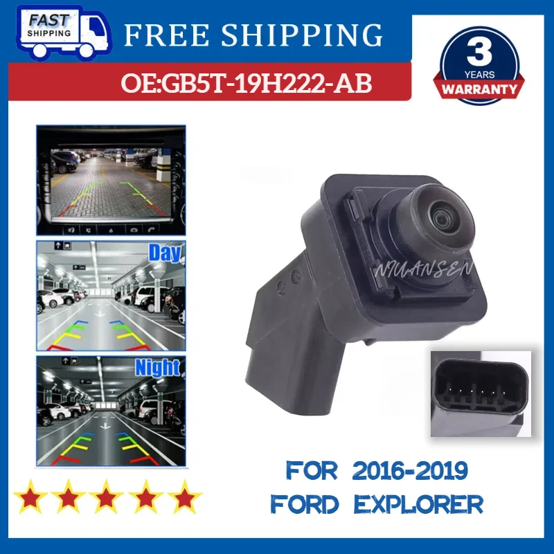 

Front Grille Parking Assist Camera For Ford Explorer 2.3L 3.5L 2016 2017 2018 2019 GB5T-19H222-AB GB5T19H222AB