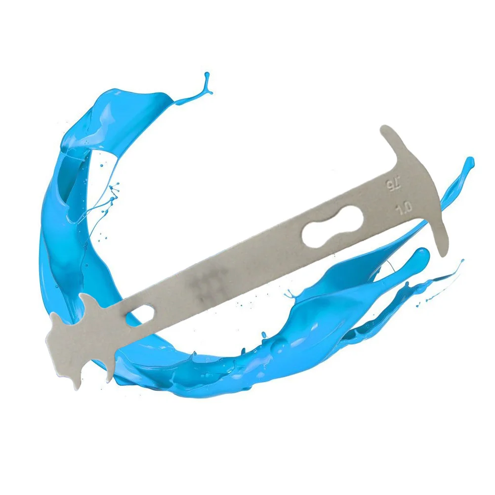 

Bike Chain Checker Chain Wear Indicator Tool Carbon Steel Measuring Tool Gauge Repair for Bike Road Bike (Silver)