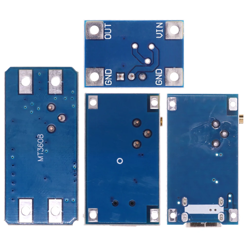 MT3608 DC-DC Adjustable Boost Module 2A Boost Plate Step Up Module With MICRO TYPE-C USB 2V-24V to 5V 9V 12V 28V For Arduino