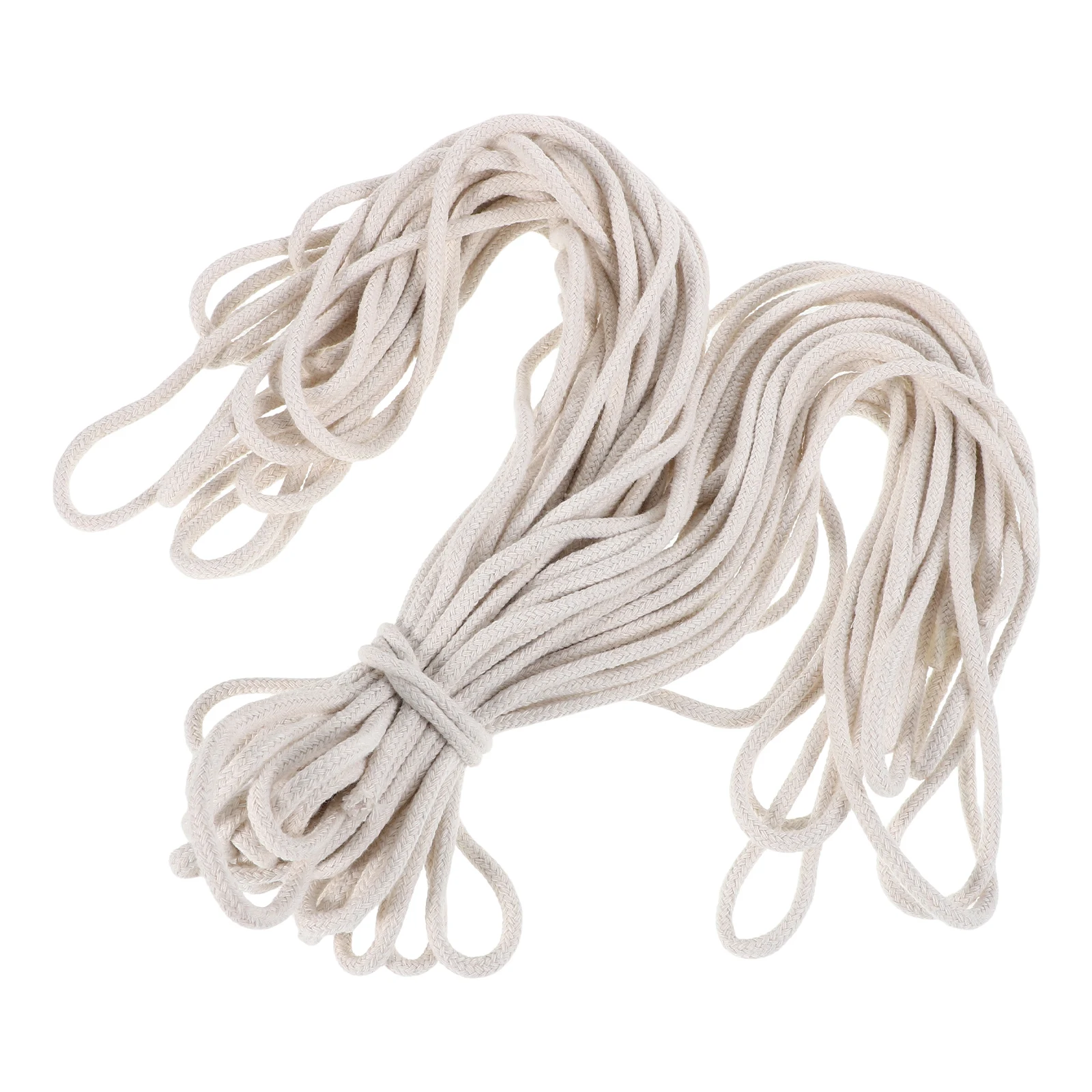 

25m Natural Cotton Rope Soft Comfortable Touch for Clothesline Tent Windproof Outdoor Use Pull Rope Clotheslines for Outside