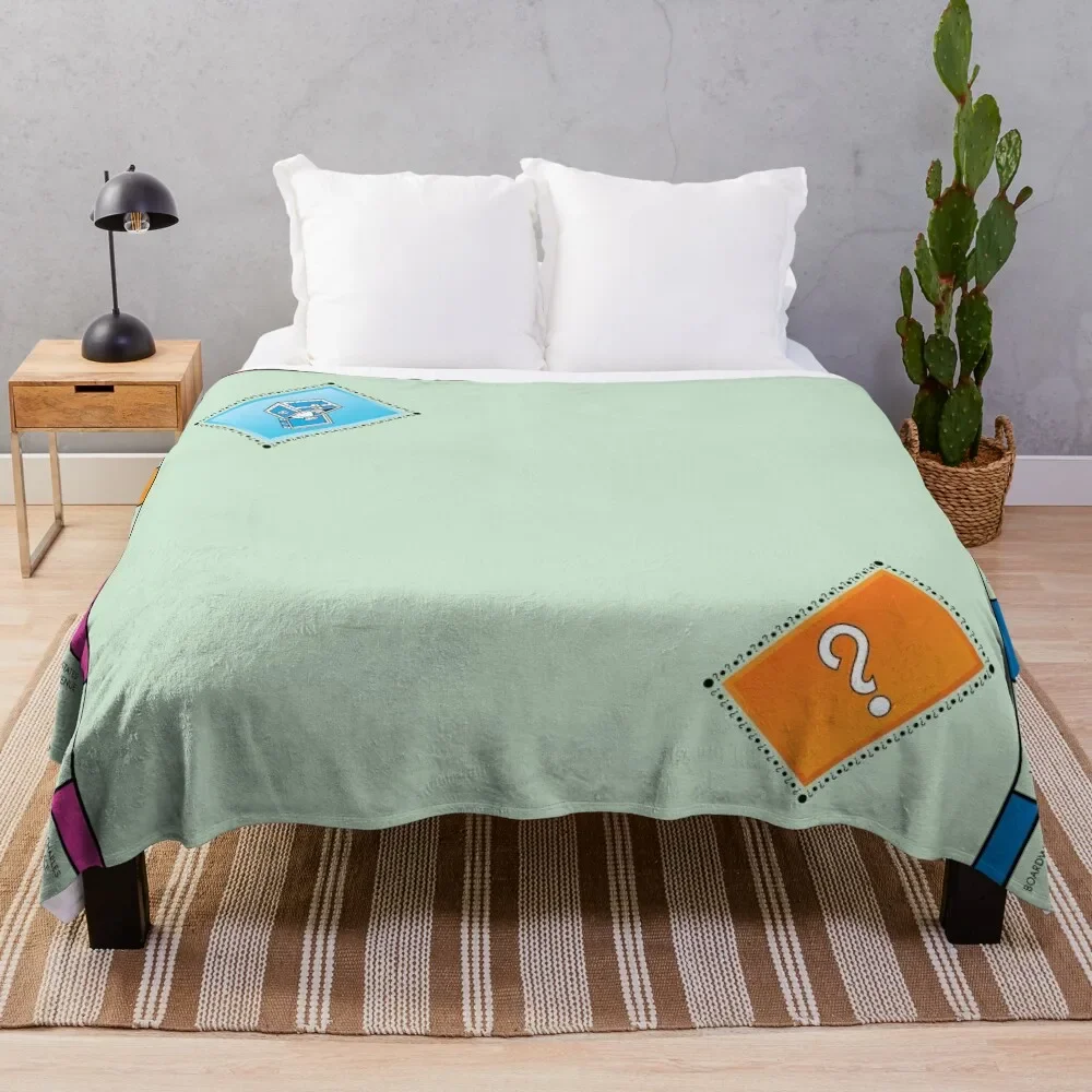 

Board Game Board- monopoly Throw Blanket warm winter Softest Stuffeds Summer Beddings Blankets