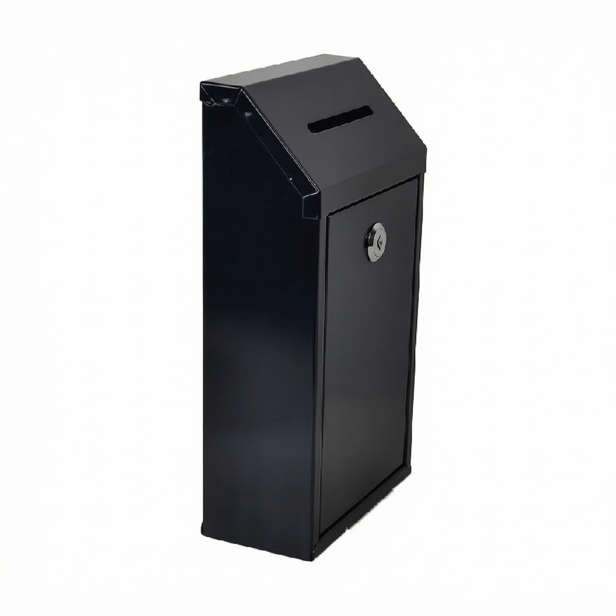 Money Box Bank Donation Box Outdoor Mailbox Suggestion Collection Metal Lock Wall