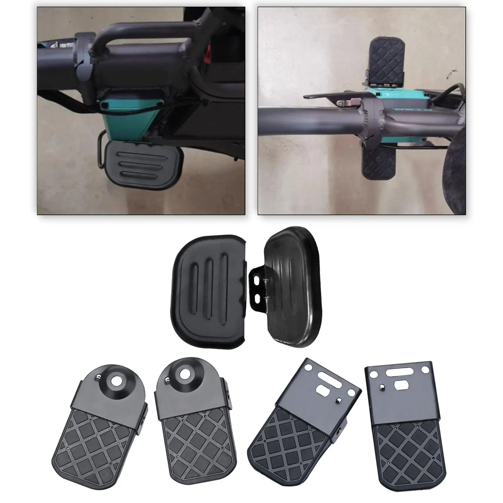 

Bike Rear Pedals Easy Installation Replacement Spare Parts Foot Pegs Foot Rest Cycling Accessories for Mountain Bike E Bike