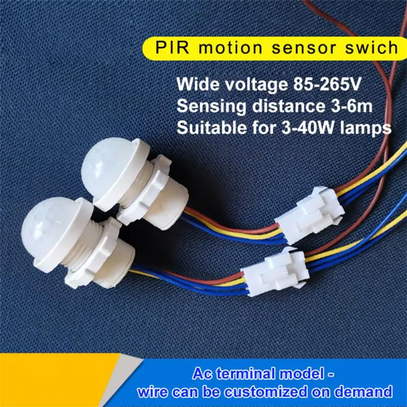 Inteligente Interruptor Do Sensor De Movimento PIR, Sensor Do Corpo Humano, Luz Infravermelha, Controlador De Luz De Guarda-Roupa, Controle De Voz