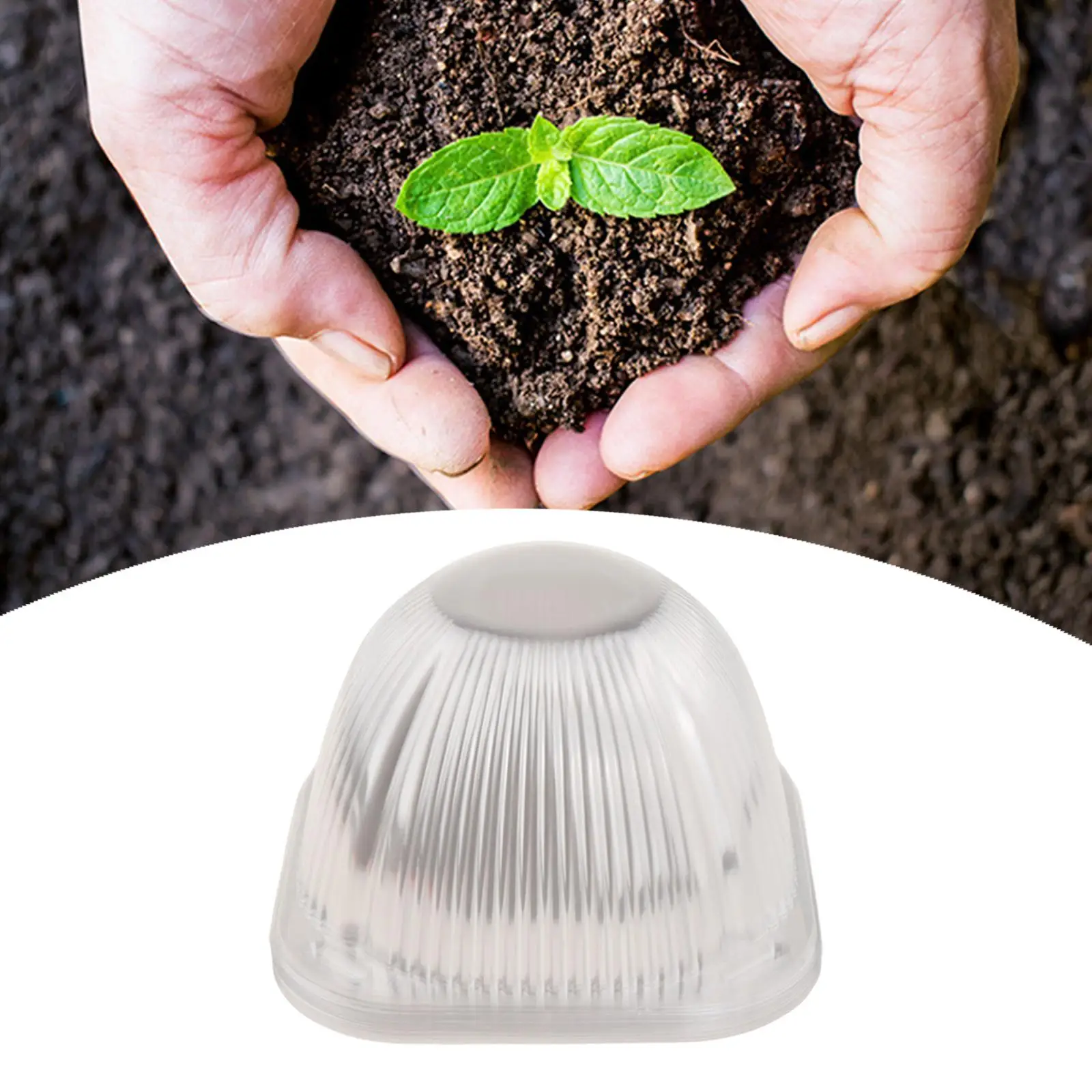 

20 Pieces Plant Bell Covers Protection Covers Outdoor Protector from Animal Wind Birds Snow Bonsai Garden Cloches for Plants