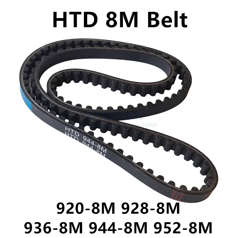 

HTD 8M Synchronous Timing Belt C=920/928/936/944/952 Width 20/30/40mm Teeth 115 116 117 118 119 HTD8M 920-8M 936-8M 952-8M