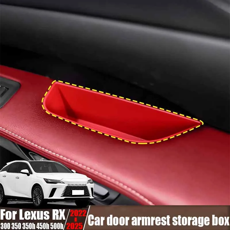 For Lexus RX 300 350 350h 450h 500h 2022-2025 modified car door armrest storage box car interior storage accessories waterproof