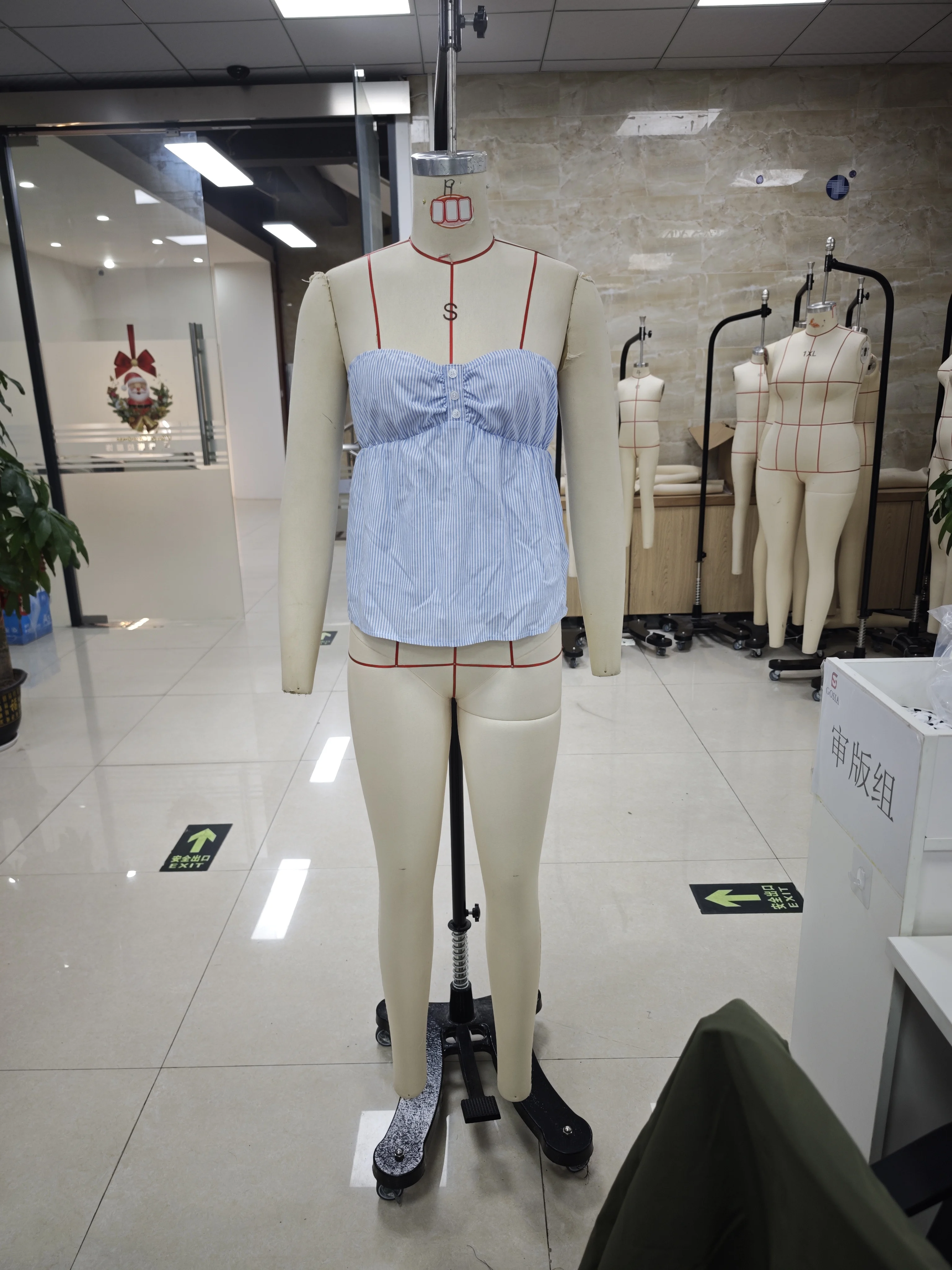 

Women's Strapless Vest Stylish Striped Sleeveless Tube Tops Bandeau for Party Date Night Wear