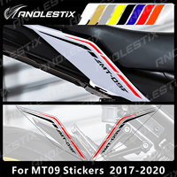 AnoleStix Reflective Motorcycle Stickers Under Seat Fairing Decals Set For YAMAHA MT09 MT-09 SP 2017 2018 2019 2020
