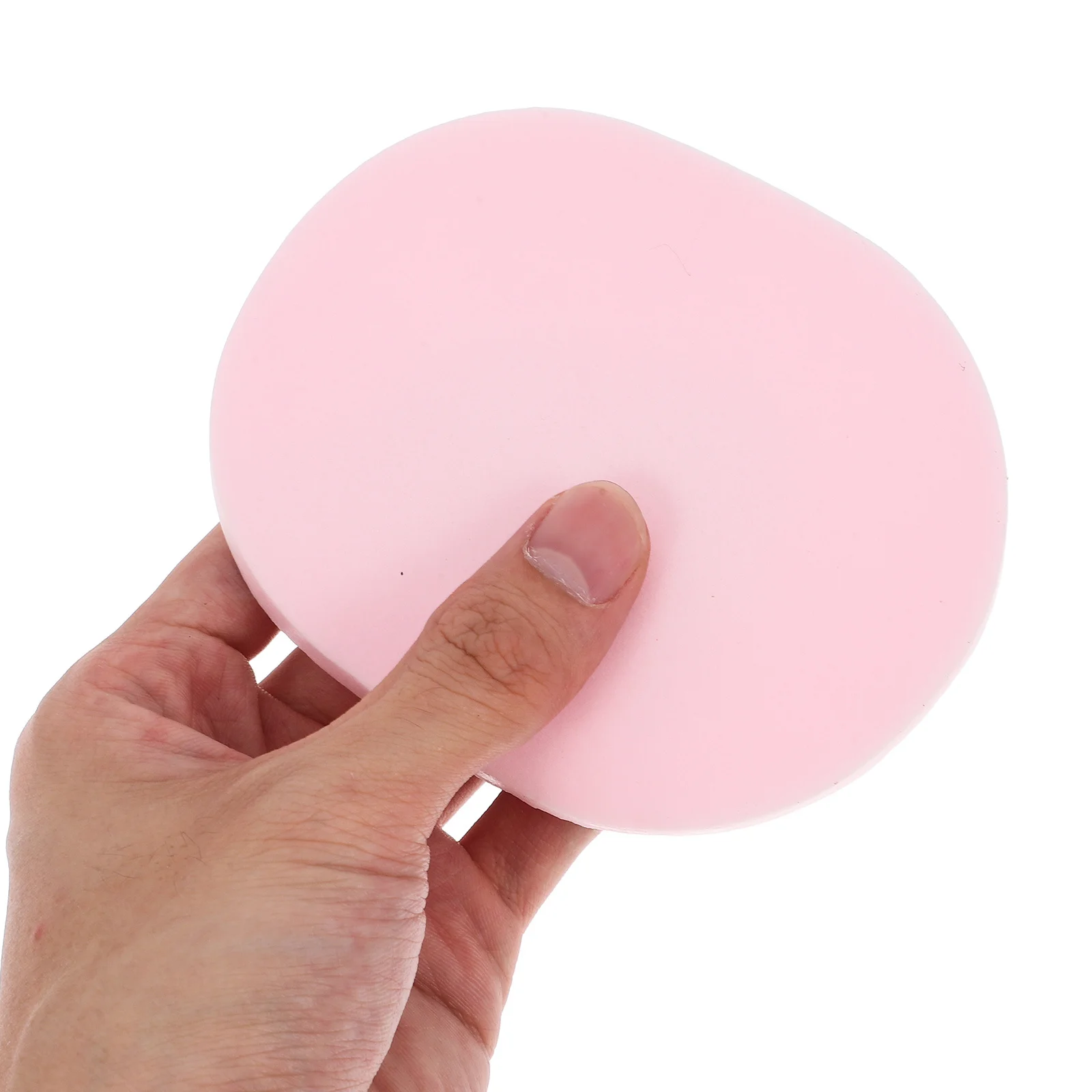 5개입 얼굴 스펀지 부드럽고 자연스러운 무독성 생분해성 모든 피부 타입용 얼굴 퍼프 메이크업 도구 클리닝 패드 세척용