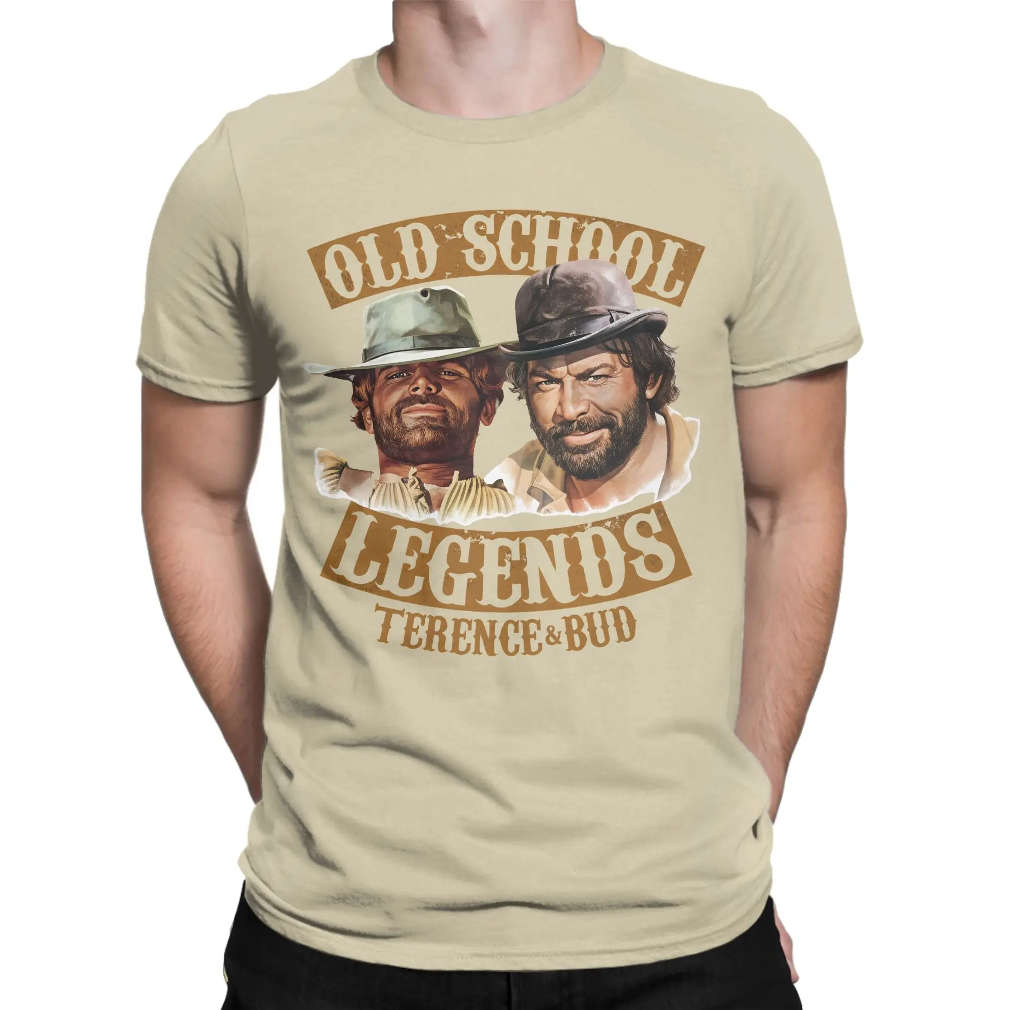 Image of Bud Spencer Banana Joe 1982 T-Shirt Herren-Baumwollkleidung Retro Legend Terence Rundhalsausschnitt Kurzarm
