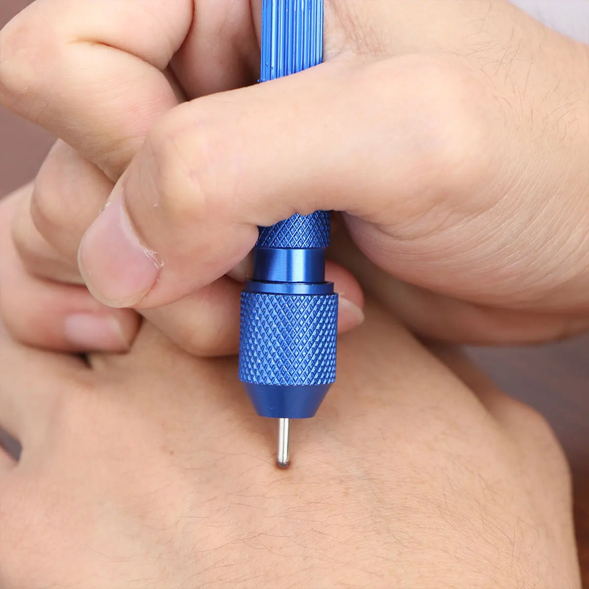 

20Pcs Skin Pen Doodler Tattooing Skin Marker Pen Cores Supplies(Blue Pen Holder Blue Pen Refill)