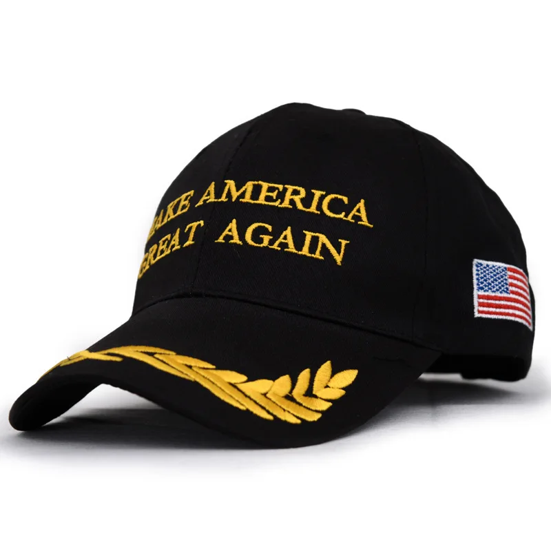 Make America Great Again Donald Trump Hat Adjust Funny Adjustable Red Baseball Cap Patriots President American USA Flag Hat