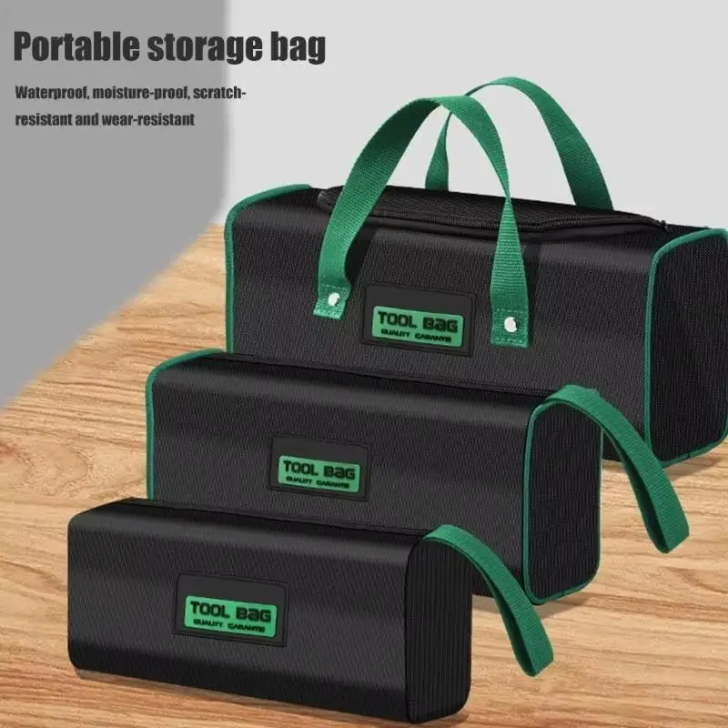 Electrician Bag Waterproof Wear Resistant Thickened Oxford Portable Professional Tool Bag for Household Emergency Repair