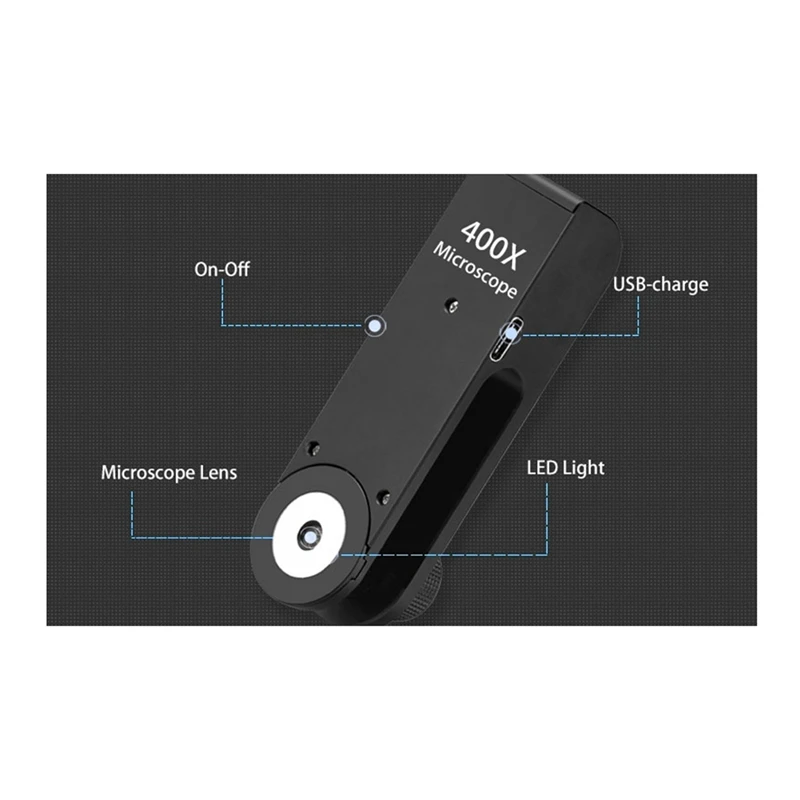 1 PCS Digital Microscope For Electronics Dermatoscope 400X Microscope Handheld Mobile Universal 400X Microscope