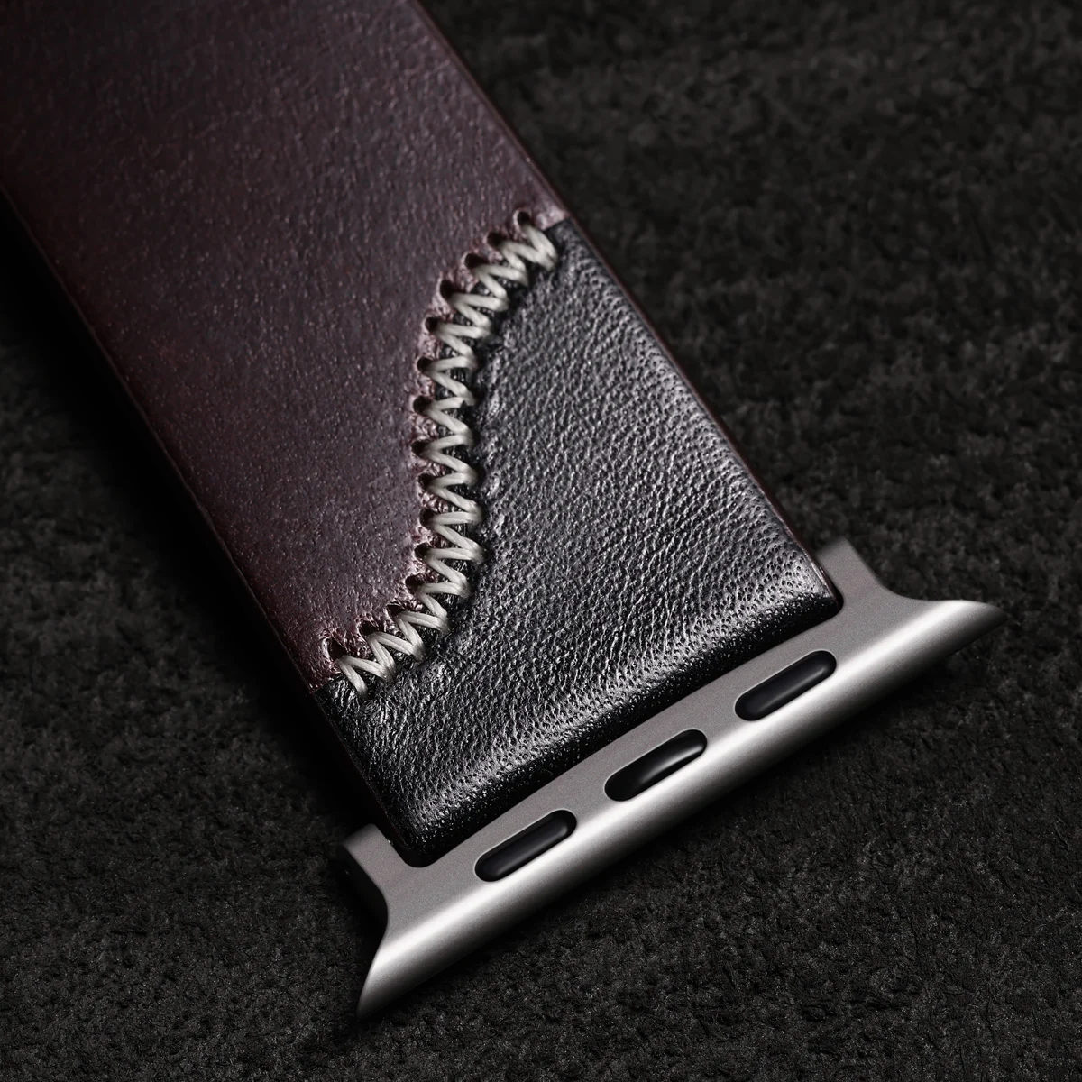 MAIKES ساعة أبل جلدية مصنوعة يدويًا الترا 3 49 ملم حزام مع محول 1:1 الأصلي لسلسلة ساعات أبل 11 46 ملم 42 ملم 45 ملم 41 ملم