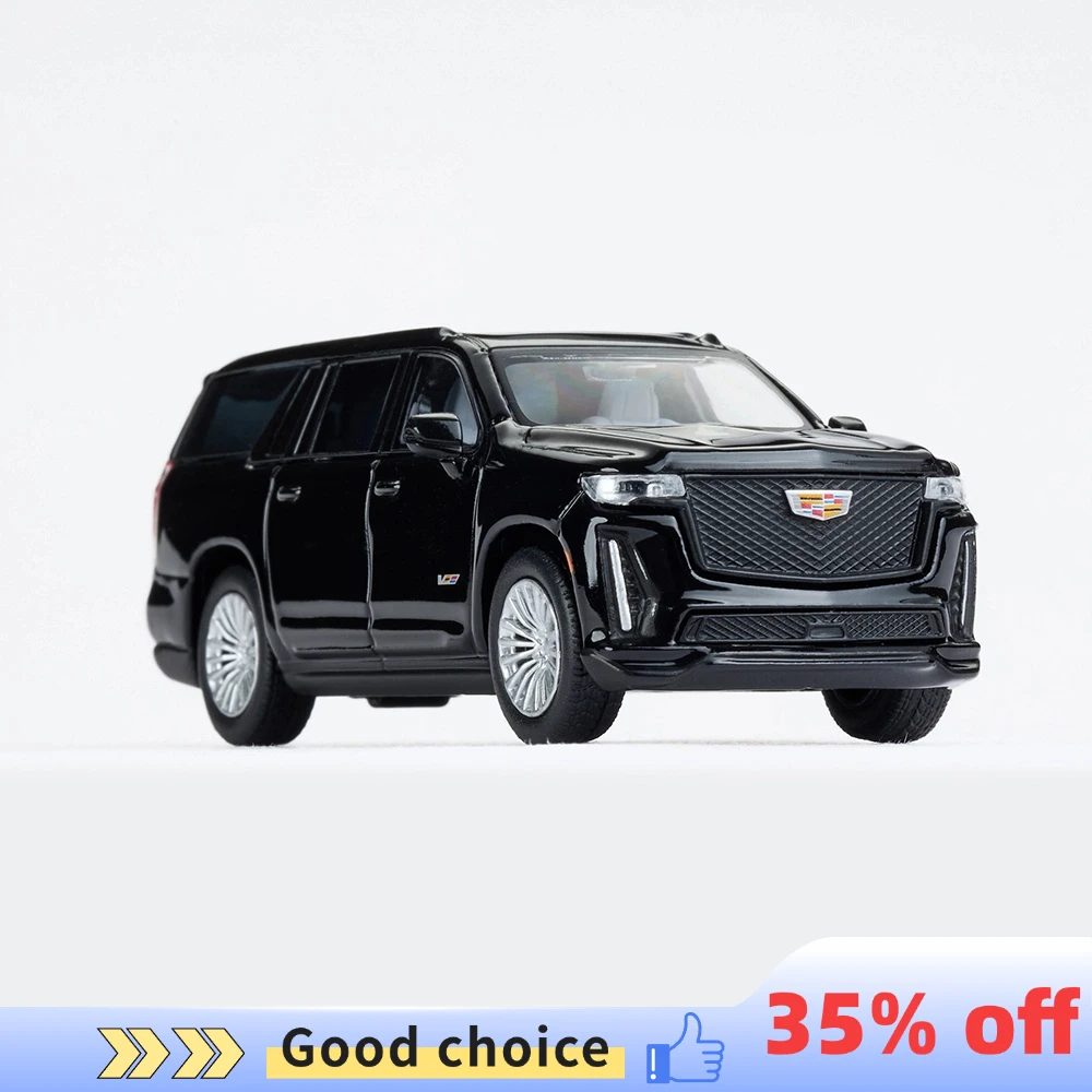 MASDI 1/64 Escalade Zwart Speelgoed Model Auto Diecast Legering Motorvoertuig Diecast Metaal Model Tiener Volwassenen Geschenken