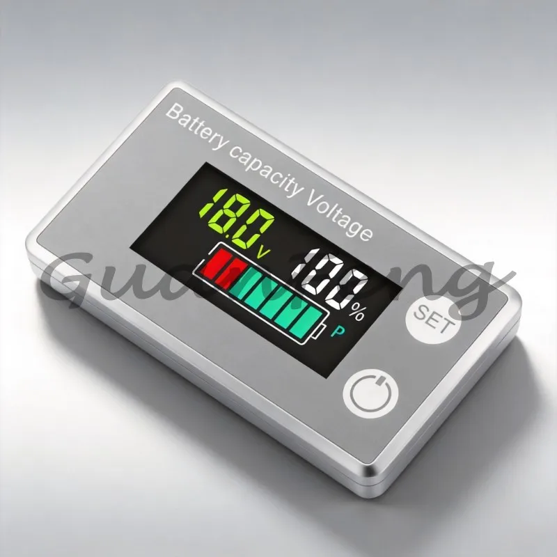 LCD Digital Voltmeter, Electric Vehicle Battery Power & Capacity Detector Tester