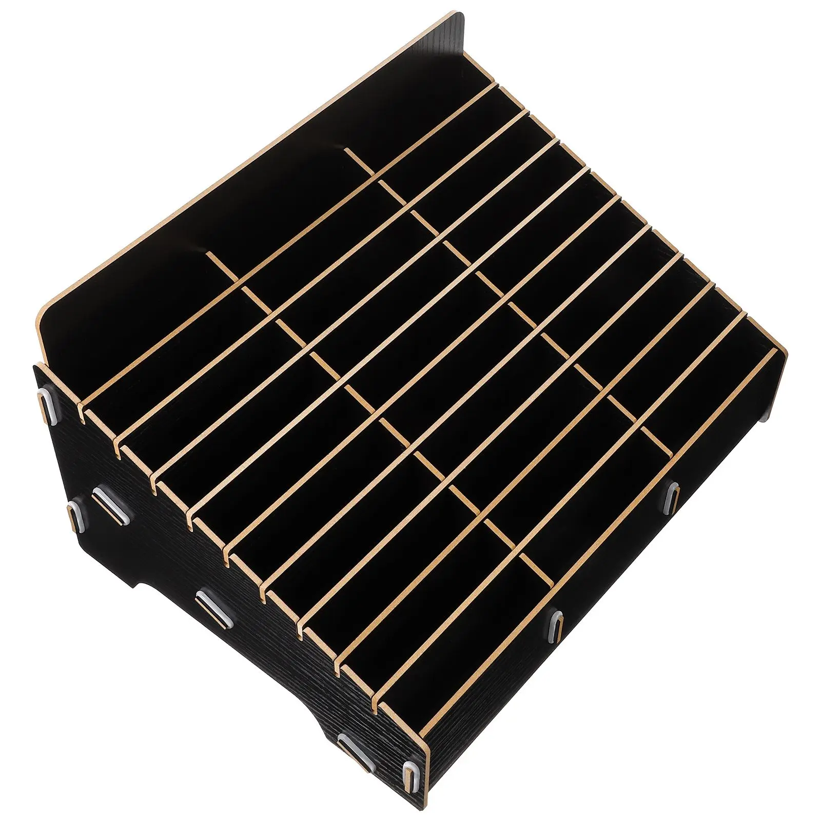 

Wooden Storage Box Desk Organizer Cell Stand Cover Rack Holder Office Stationery Multi Grid Phone Box Desktop Mobile Phone Case