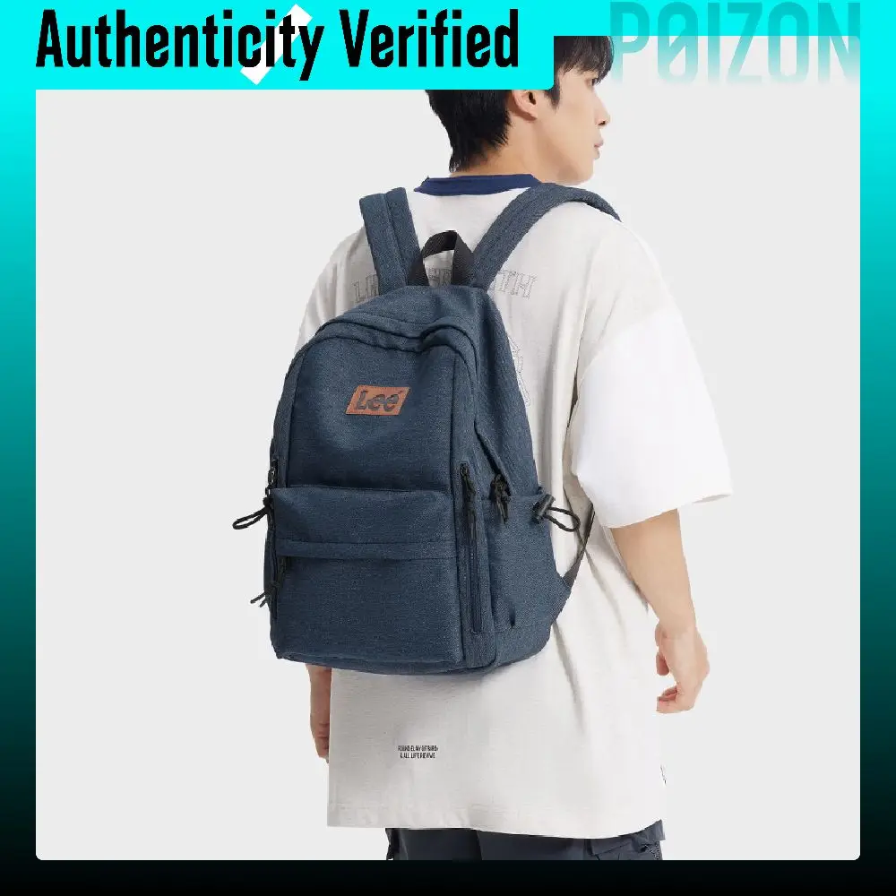 Lee Oxford With Polyester Backpack Regular Unisex Denim Blue LE230030M-503 view 4