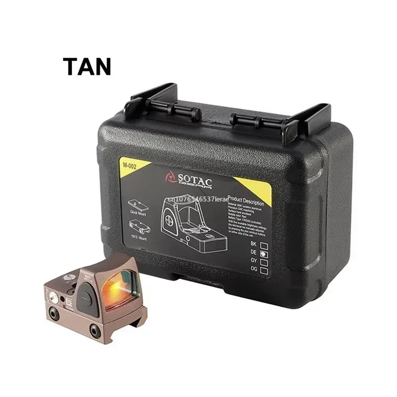Mini VISM Red Dot Sight Compact RR Flip Up Pistol Reflex Sight Compact MOS Richtkijker voor Glock Pistola 1913 Mounts en Slides