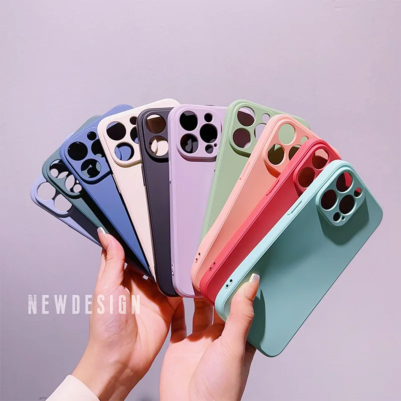 2023 New for Apple iphone 15 promax phone case iPhone 14 phone 13/12/11/X liquid silicon phone Accessories for iphone 15 Case