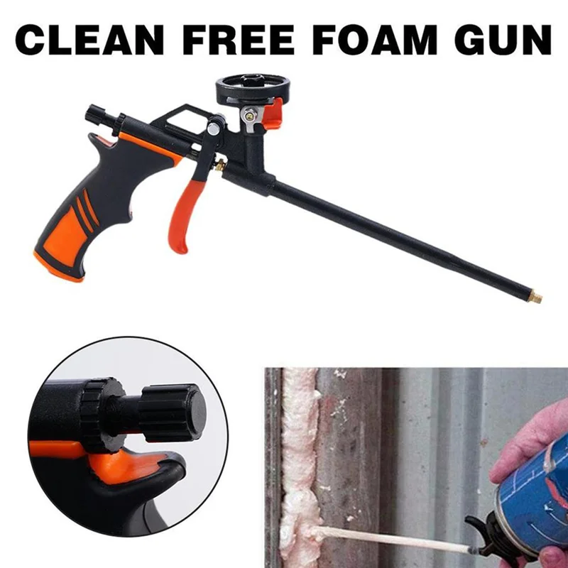 ABBO-1Pcpolyurethane Foam Agent Perfluorocarbon Foam Gun Manual Tool For House Renovat Expansion Foam Spray Gun Free Cleaning