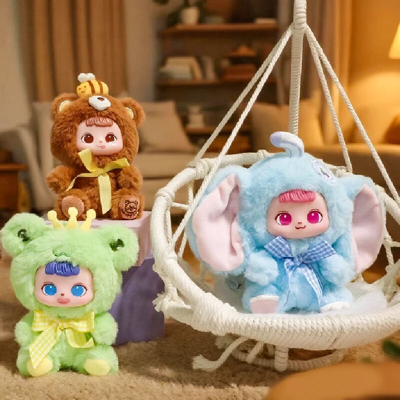 

Оригинальная виниловая плюшевая глухая коробка серии Q-Kid Forest Fantasia, милые животные, кукла для детского сада, украшение для рабочего стола, детская игрушка в подарок