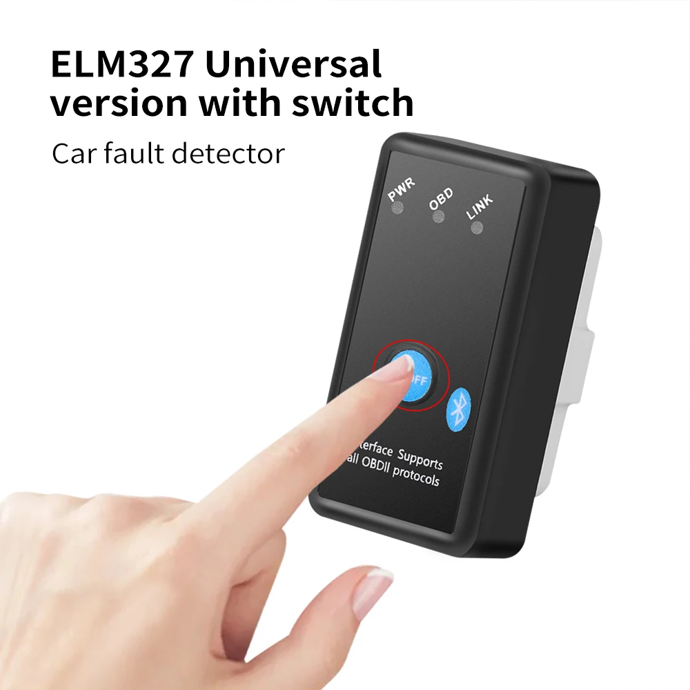 Elm327 Bluetooth Obd2 V1.5 Car Diagnostic-Tool Mini Elm 327 V 1.5 Obd Scanner Obdii Adapter Auto Diagnostic Tool for Android