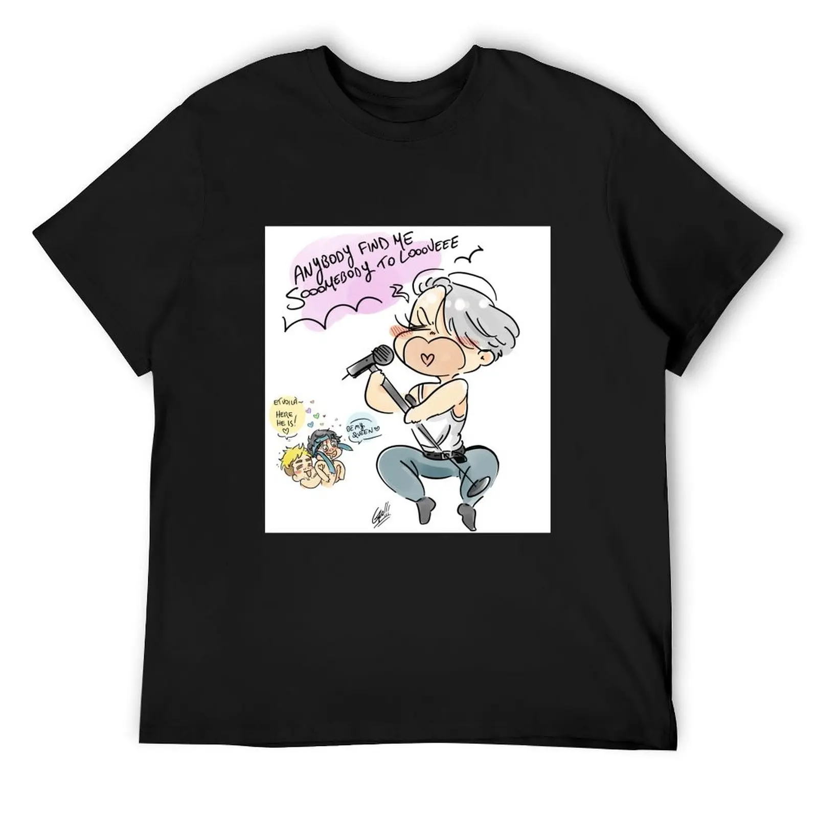 

Queen Vitya T-Shirt graphics sublime Blouse men clothes