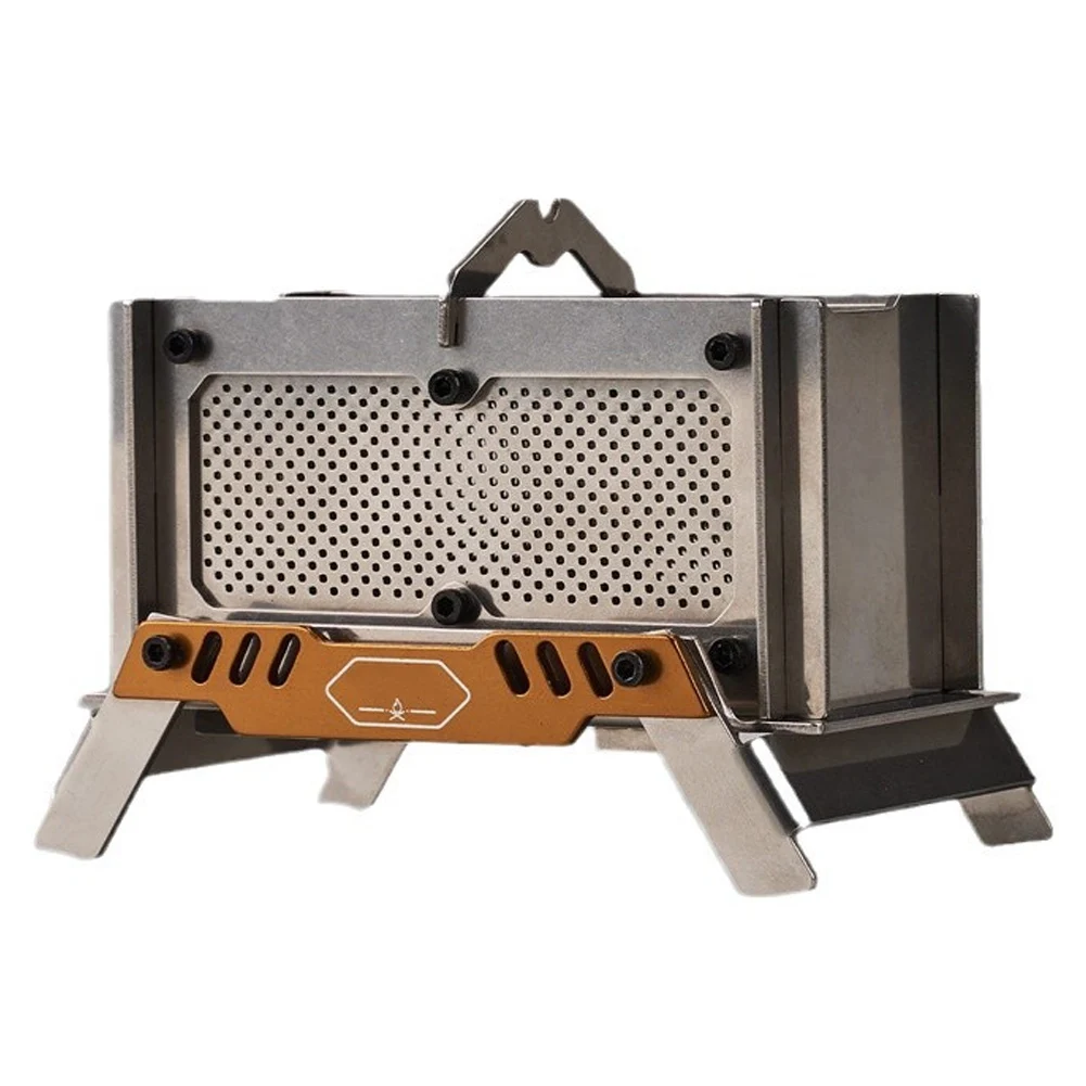 

Compact Wood Stove Camping Stove Aromatherapy Experience Convenient Storage Bag Easy To Transport Indoor Relaxation