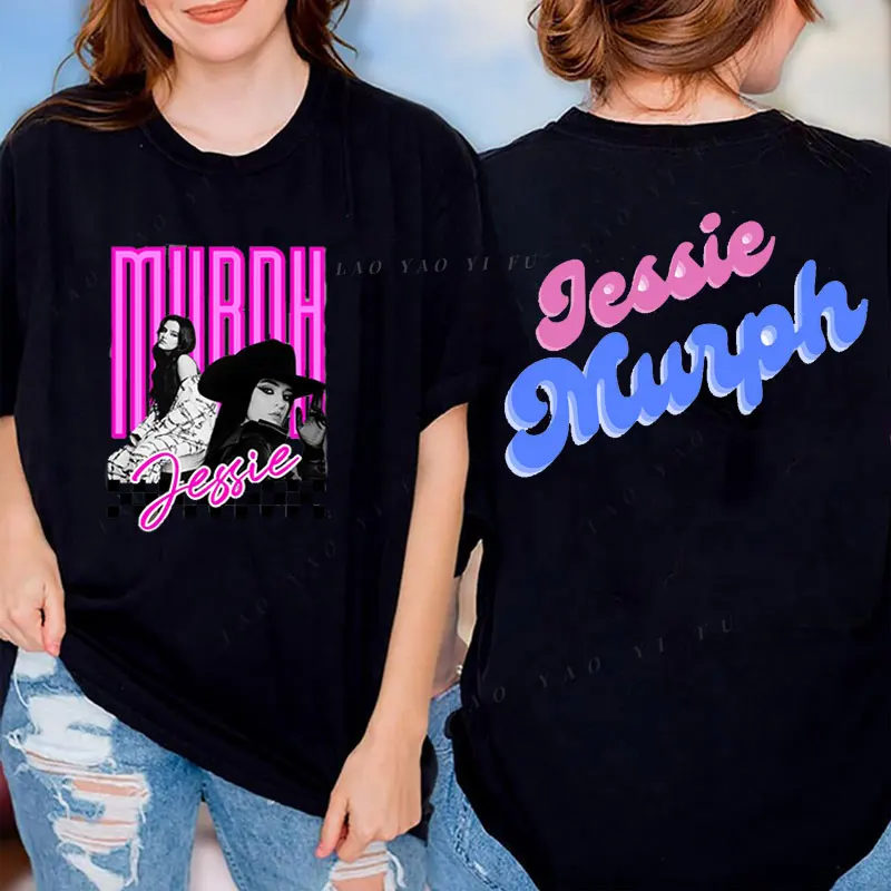 Gran oferta nueva moda Playera Jessie Murph estilo Vintage camiseta doble cara impresa Ropa De Mujer regalos De cumpleaños Idea camisas