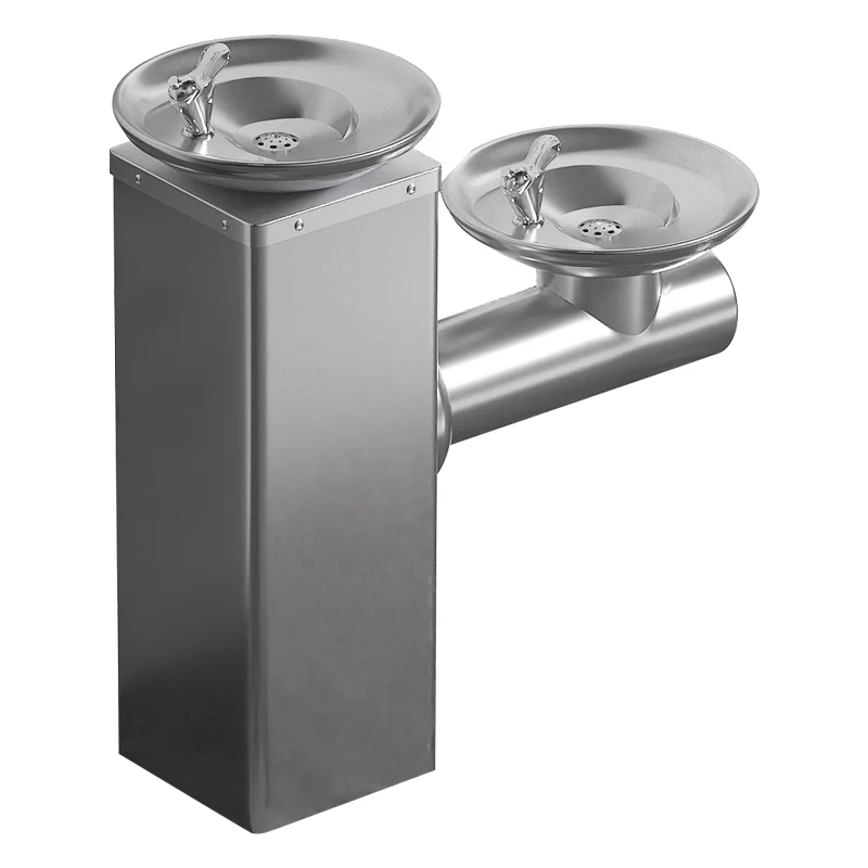 

Outdoor community direct water dispenser column type washbasin 304 stainless steel park scenic water dispenser commercial use