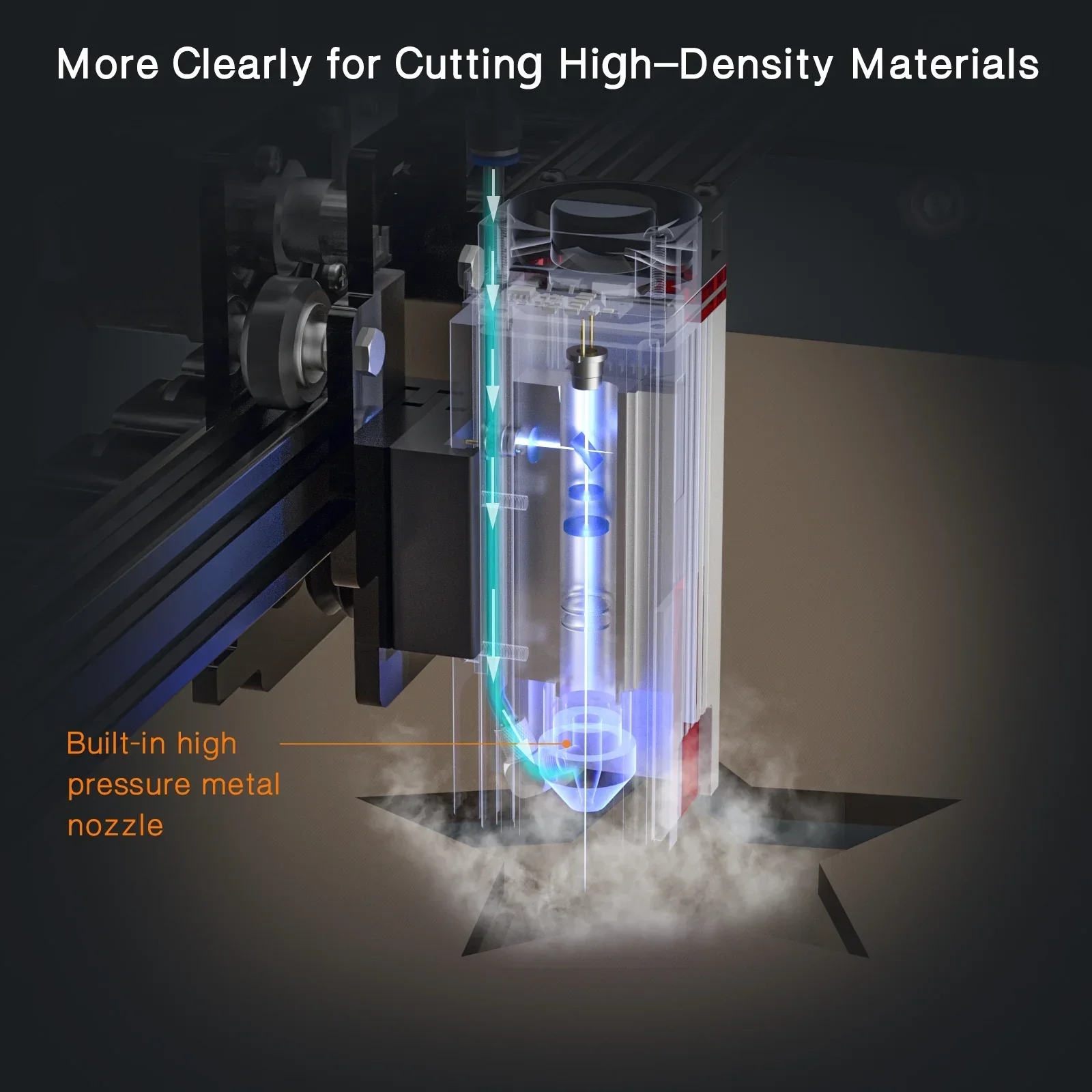 NEJE E30 Kit modulo laser ad alta potenza 450nm Taglierina per incisore laser CNC Utensile da taglio per legno per incisione su metallo