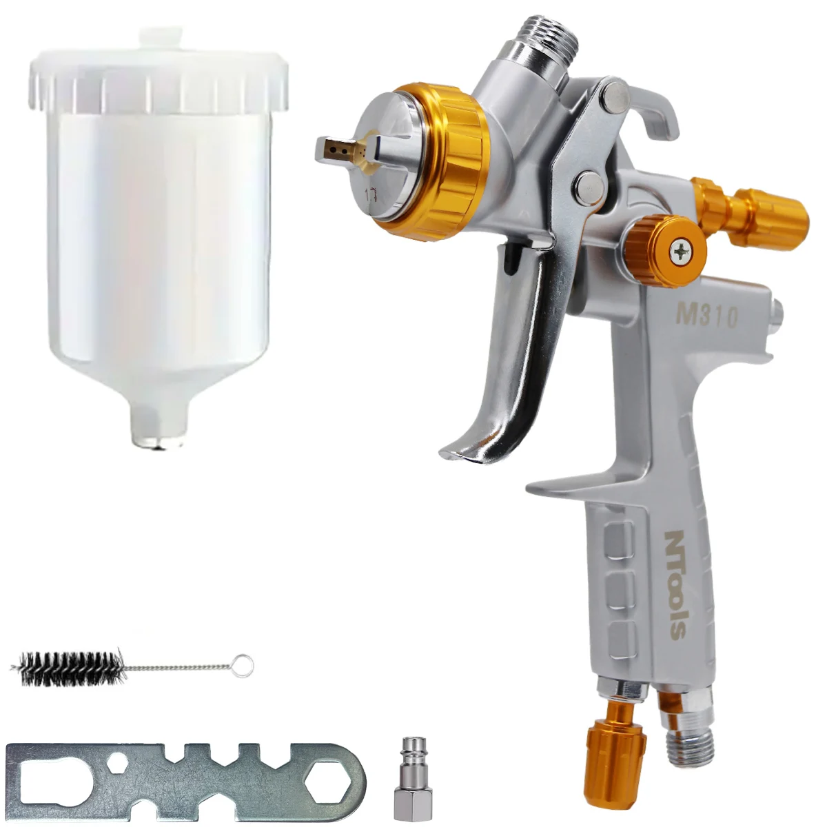 HVLP Air Spray Gun 1.3mm 1.7mm Nozzle High Fine Atomization Car Paint Sprayer Gun Auto Painting Repair Airbrush Tool