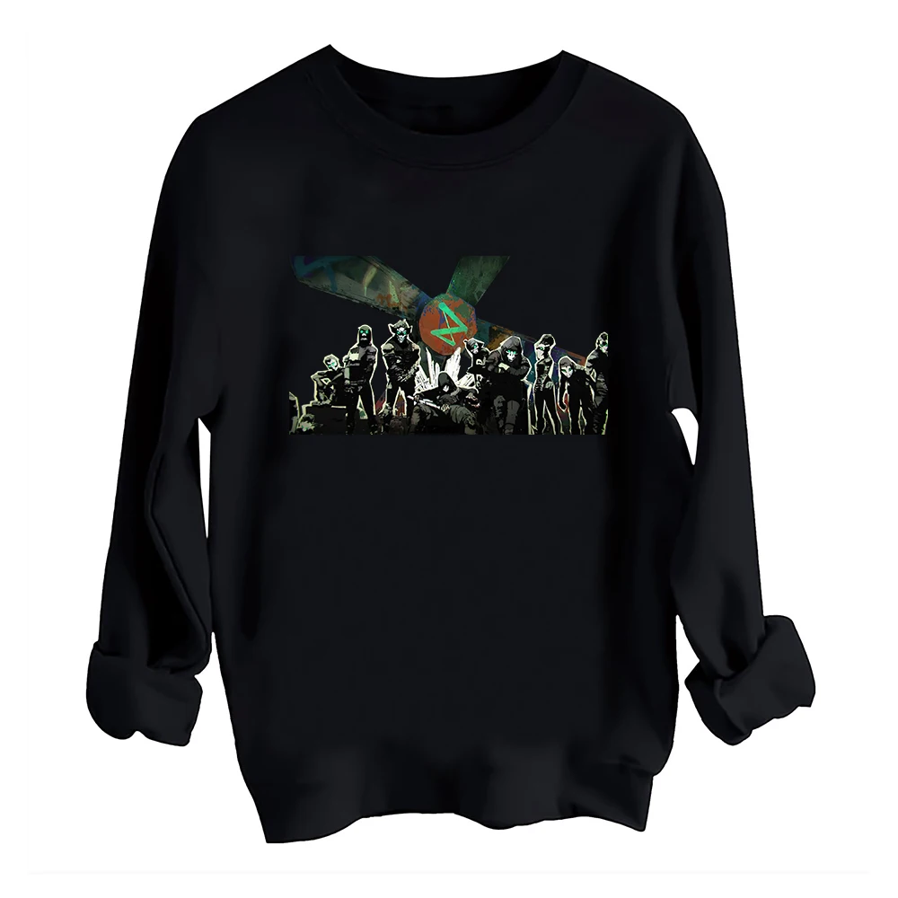 Arcane Season 2 Firelight Sweatshirt Harajuku Round Neck Long Sleeve Oversize Hoodie