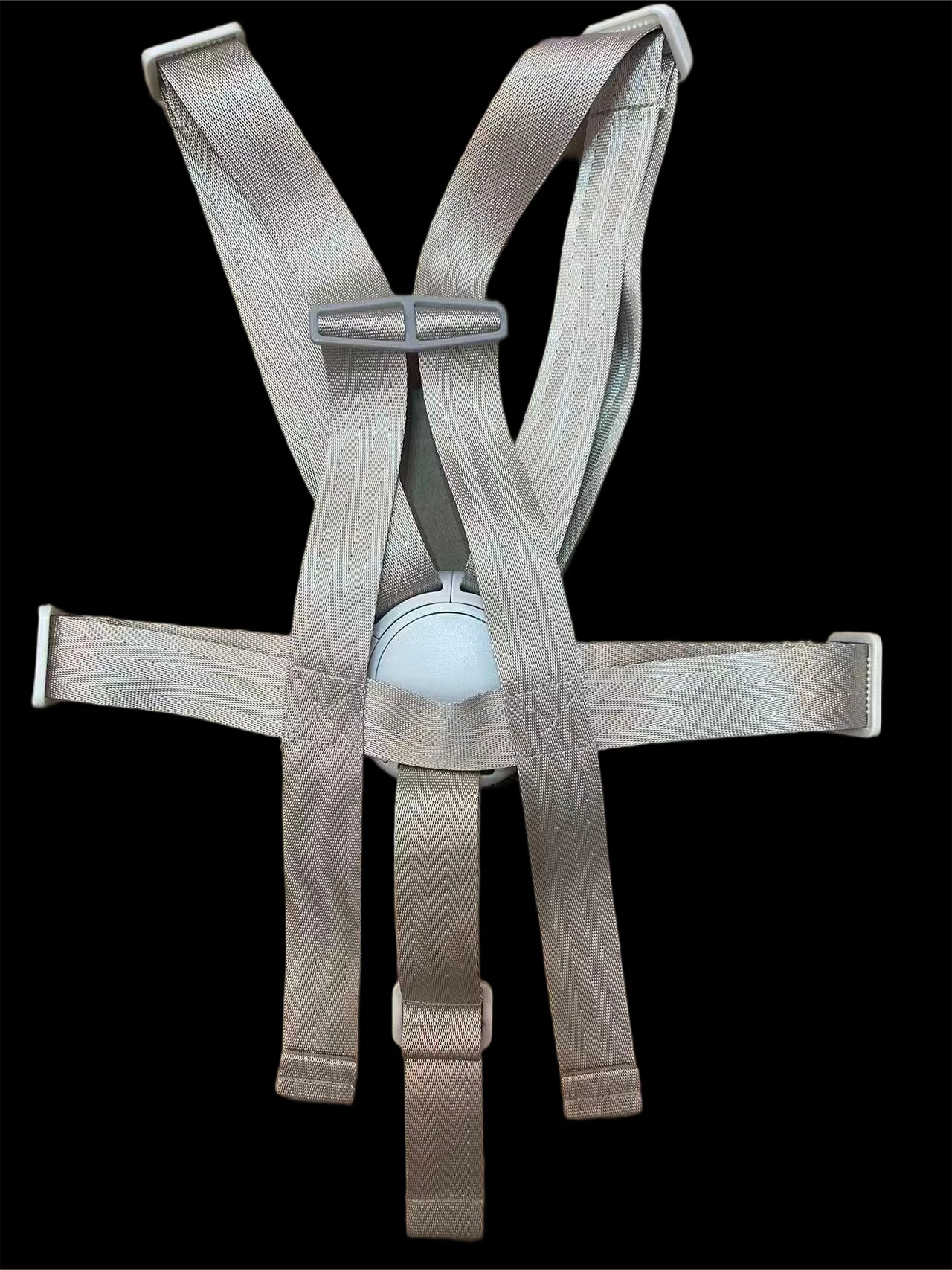 Replacement 5-point seat belt for Growing Child High Chair version2 kahki harness baby crotch waist harness