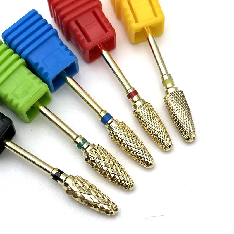 Tungsten Carbide Cuticle Pedicure Nail Drill Bit for Electric Nail Machine Cutting Bit Nail Accessories Exfoliating