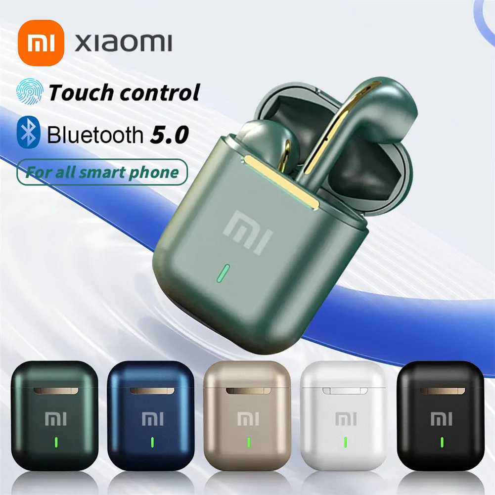 XIAOMI-auriculares inalámbricos J18 con cancelación de ruido, audífonos estéreo de alta fidelidad con micrófono, TWS, resistentes al agua