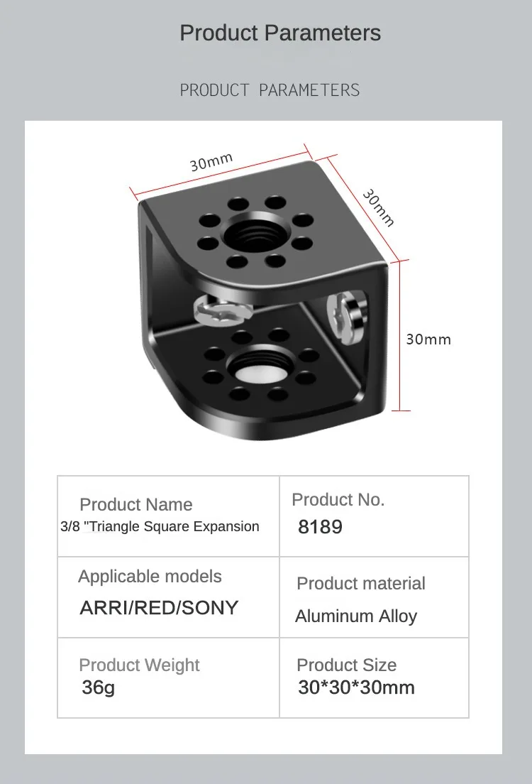 Adapters ch raube vielseitige magische Würfel halterung für DSLR-Kamera halter Regenschirm halterung Blitzlicht Mikrofon Stativ Kugelkopf – Detail 8