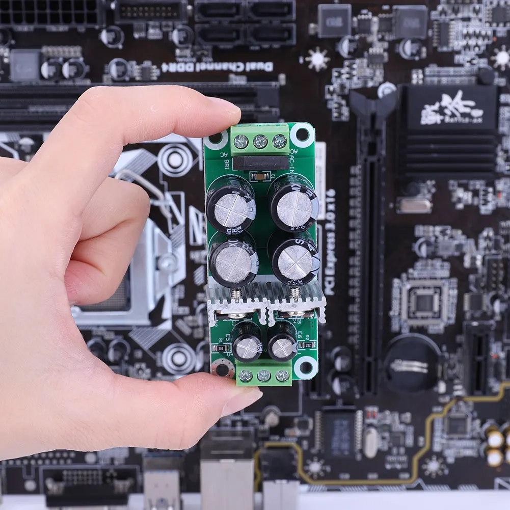 Модуль операционного усилителя, положительный, отрицательный, 12 В, двойная стабилизированная плата питания для электронных DIY