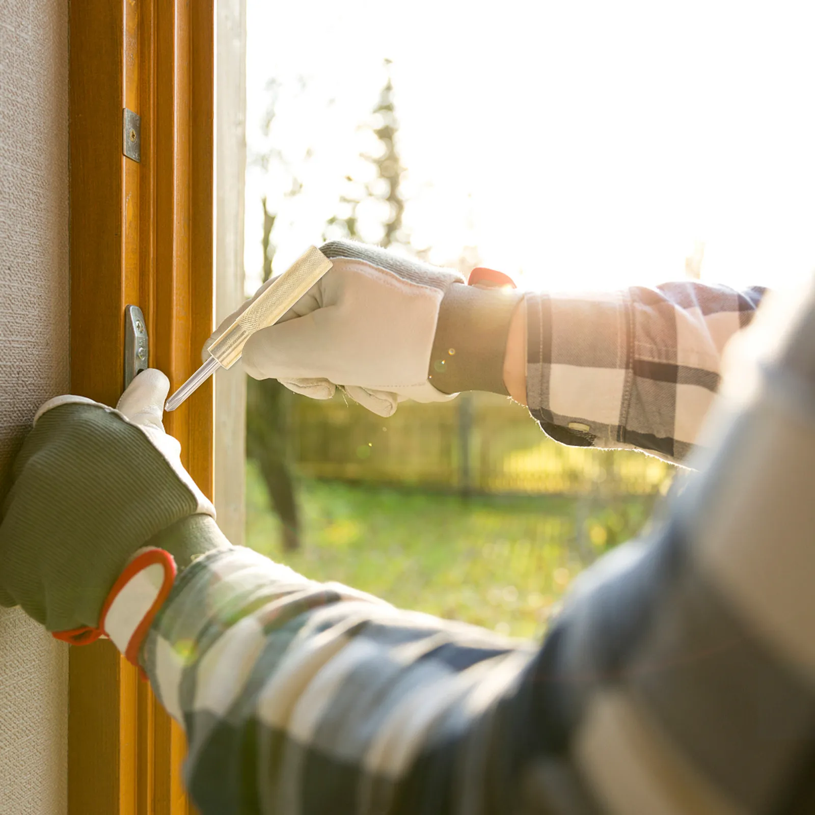 

6 in 1 Golden Multi Functional Hammer Screwdriver Combo Sturdy Carry Design for Everyday Use Multi Tool Hand Tool Set