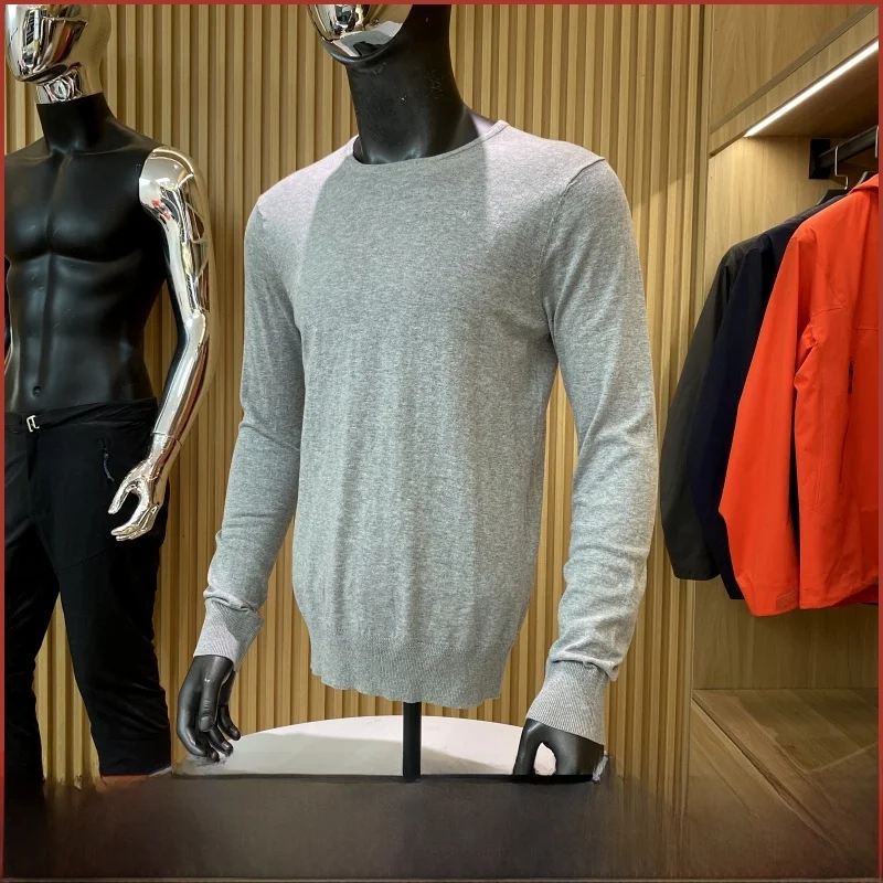 

00% Cotton Comfortable Versatile Knitwear Casual Thin V-ne Sweater for Men Faionable Autumn Winter Seasonal Wear